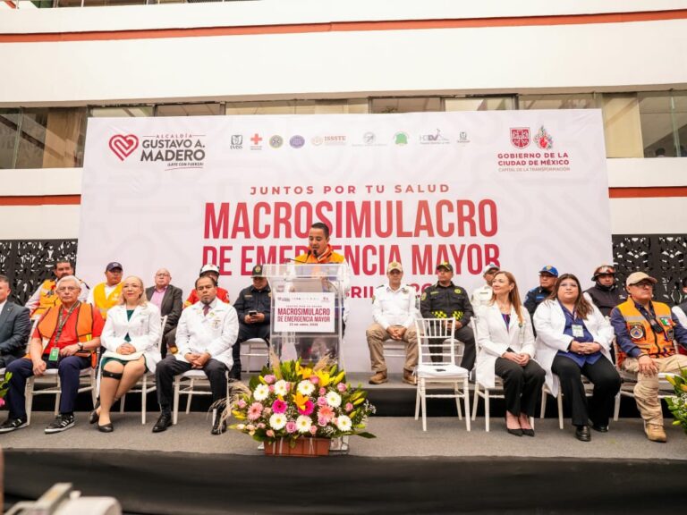 Simulacro químico en GAM moviliza a 460 elementos y cinco hospitales; prueban capacidad ante fuga de gas tóxico