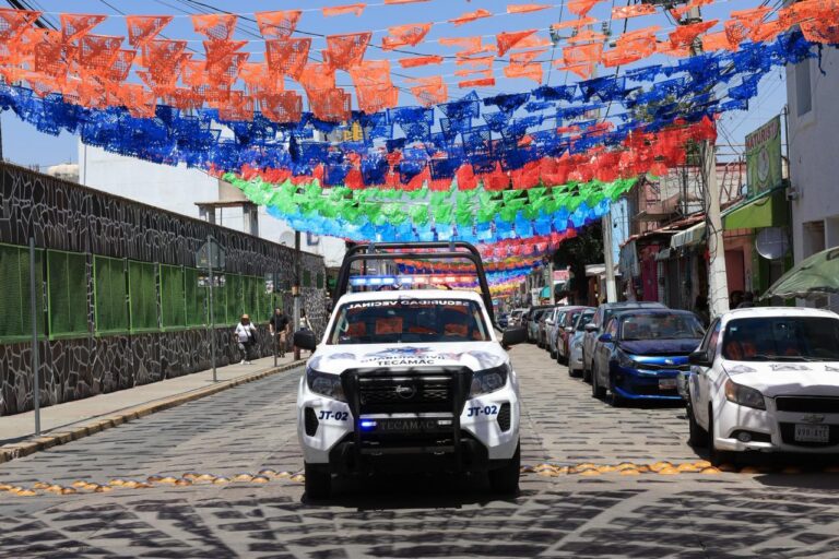 Despliegan operativo con 224 elementos en Feria de Tecámac