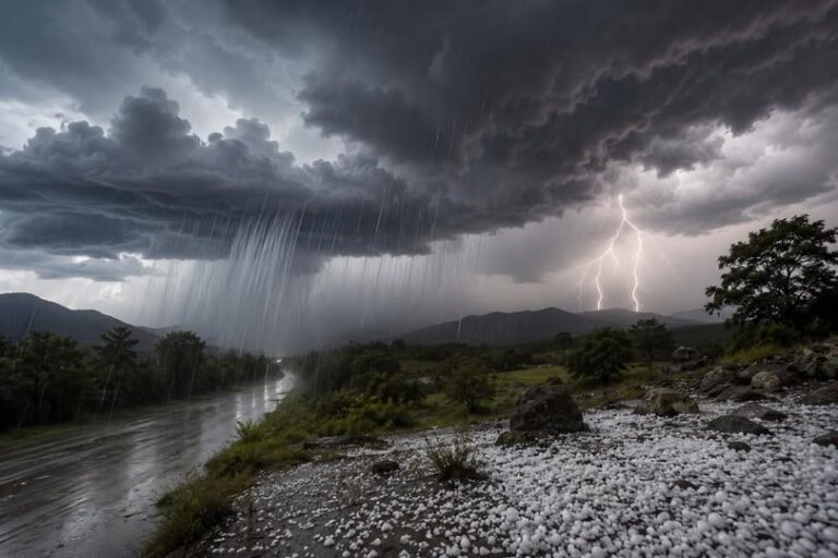 Pronostican lluvias intensas, granizo y posibles tornados en el norte y centro del país
