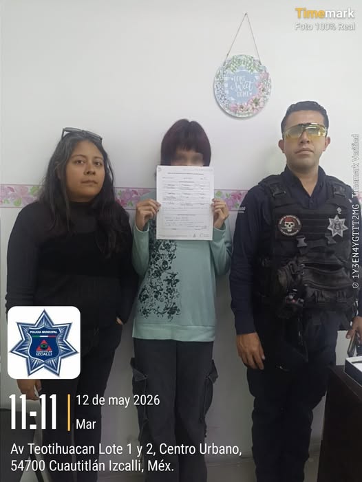 Localizan con vida a adolescente con ficha de búsqueda en Cuautitlán Izcalli