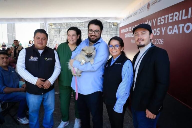 Aplican 500 vacunas y realizan 150 esterilizaciones en jornada de bienestar animal en Naucalpan