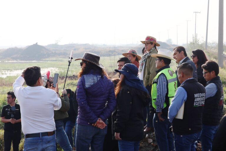 Ecatepec inicia recuperación histórica de El Caracol; ya hay 100 hectáreas inundadas para crear humedal Ecatepec inicia recuperación histórica de El Caracol; ya hay 100 hectáreas inundadas para crear humedal