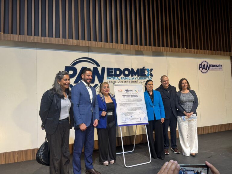 PAN Edomex firma convenio con Red Familia para impulsar formación ciudadana y fortalecer tejido social