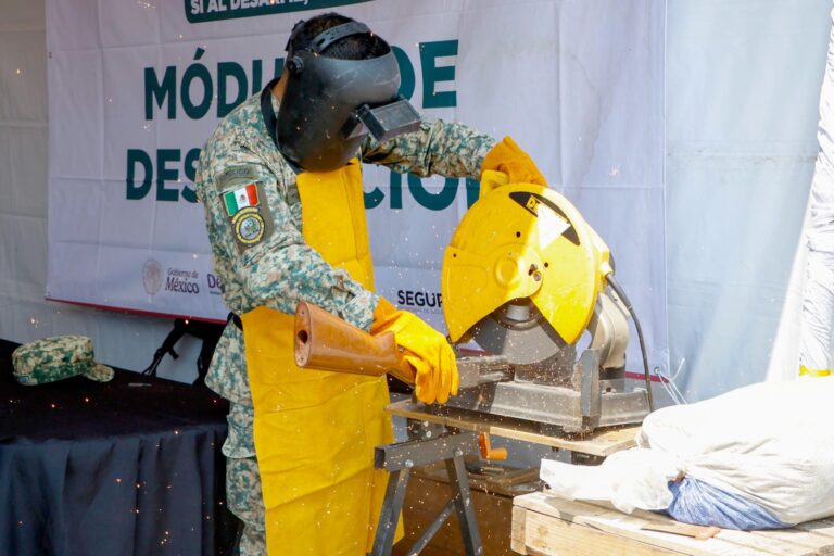 Arranca en Nezahualcóyotl programa de canje anónimo de armas y explosivos