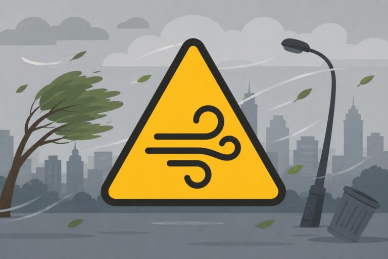 Activan Alerta Amarilla por fuertes vientos en 11 alcaldías de la CDMX