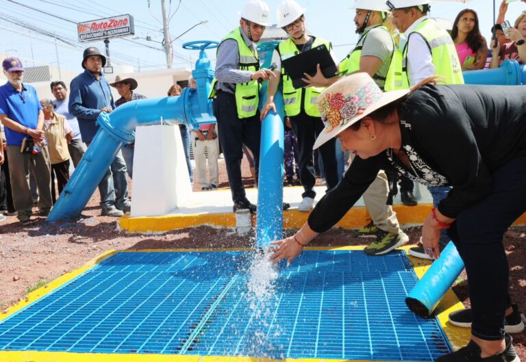 Ya tenemos 98% de cobertura de agua: Azucena Cisneros
