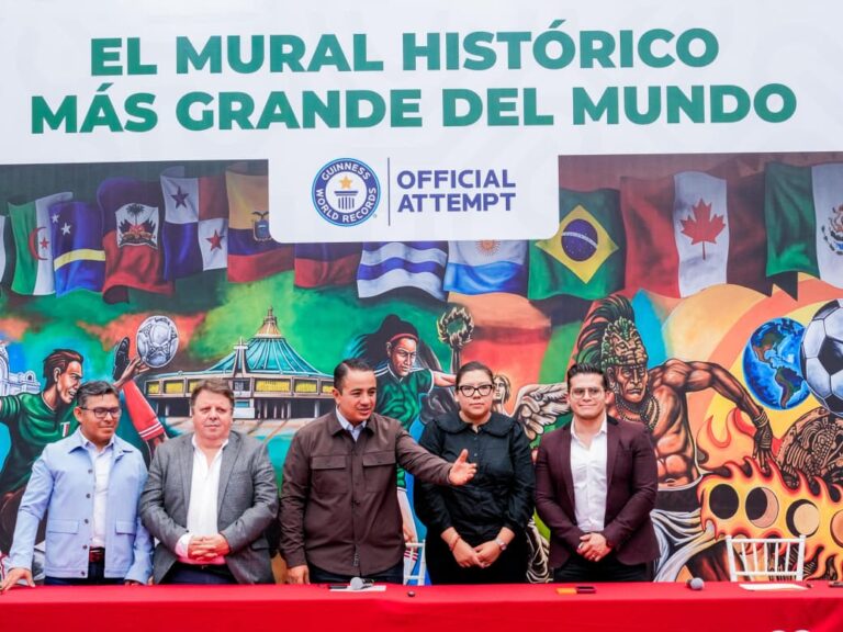 Mural futbolero en GAM busca convertirse en el más grande del mundo