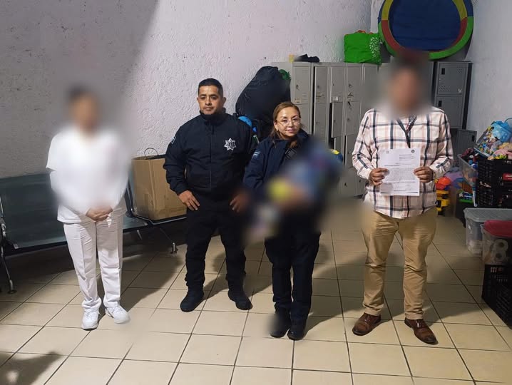Rescatan a bebé de ocho meses presuntamente abandonada en campamento improvisado