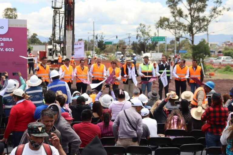Inicia construcción del Paso Superior Peñón-Texcoco, reducirá traslados para más de 2 millones de habitantes 