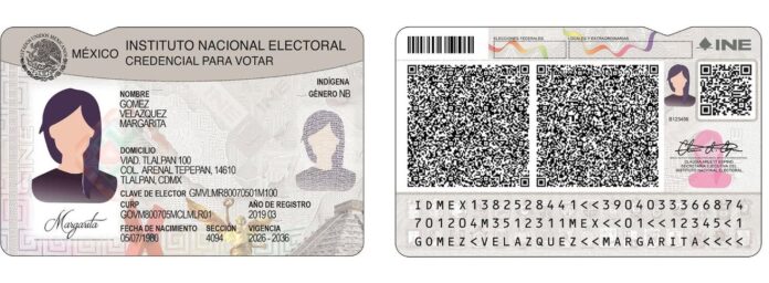 INE presenta nueva credencial para votar con 25 medidas de seguridad contra falsificación