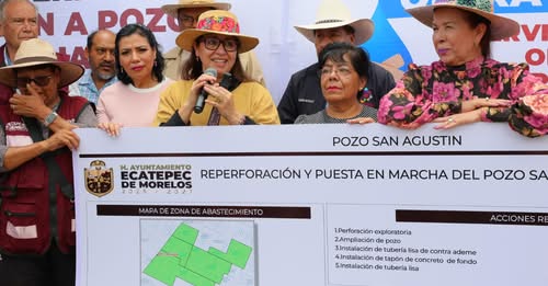 Ecatepec pone en operación pozo profundo con tecnología inteligente; abastecerá de agua a 43 mil habitantes