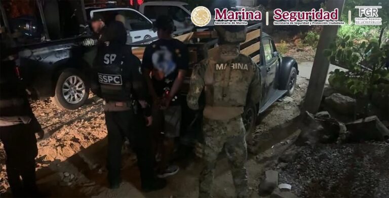 Detienen a 11 presuntos extorsionadores que operaban en zonas turísticas de Acapulco