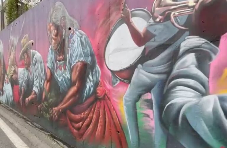 Mural monumental en San Pedro Mártir busca visibilizar la historia y legado de los pueblos originarios de Tlalpan: Gaby Osorio