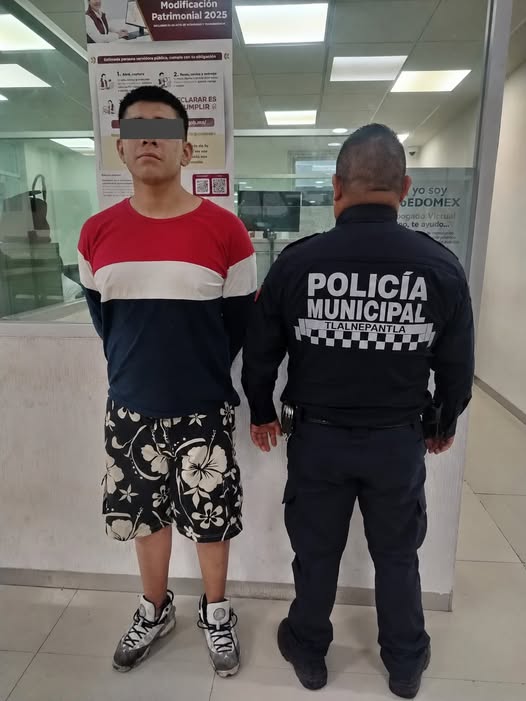 Detienen a hombre con presuntas sustancias ilícitas tras reporte ciudadano en Tlalnepantla