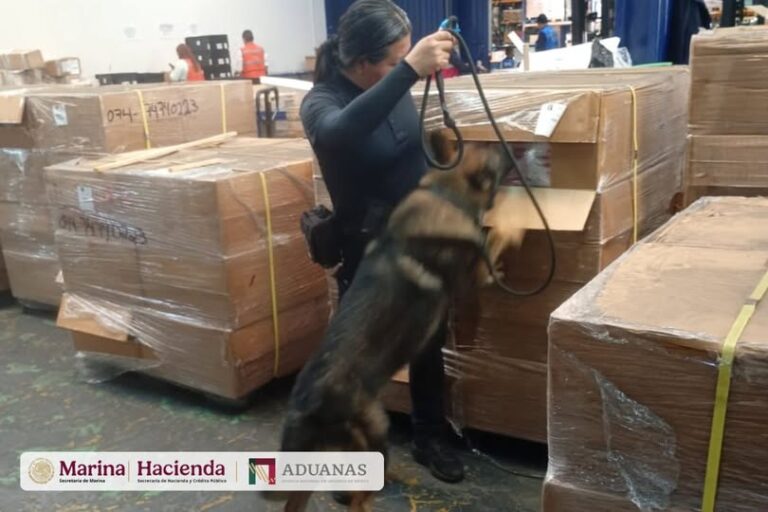 Aseguran 1.2 millones de cigarrillos procedentes de Taiwán en el AICM