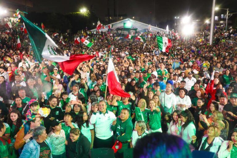 Más de 20 mil personas celebran triunfo de México sobre Chequia en el Estadio GAM