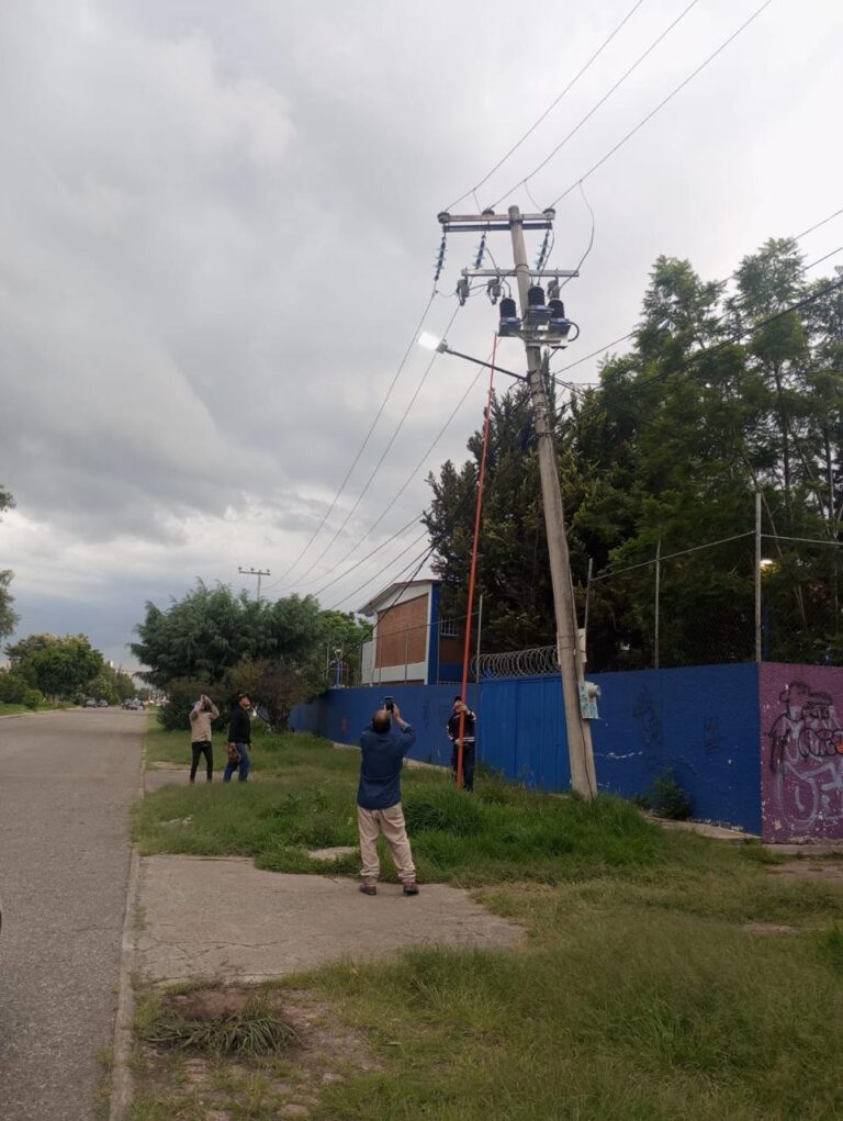 Restablecen energía eléctrica en cárcamo de Ex Hacienda San Miguel