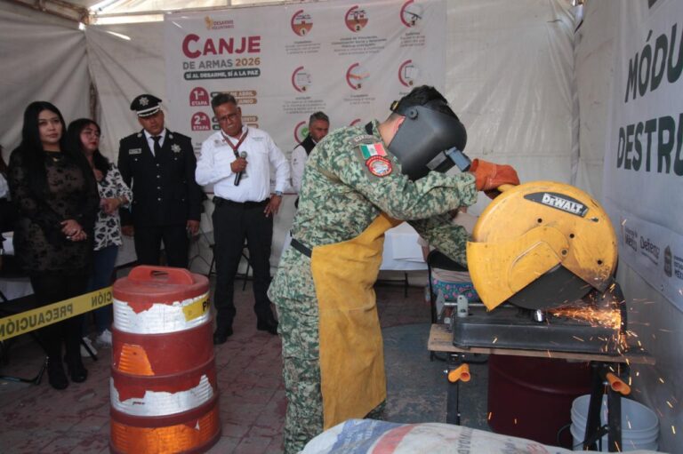 Feria de Prevención del Delito reúne programas de seguridad, actividades comunitarias y Canje de Armas en Ecatepec