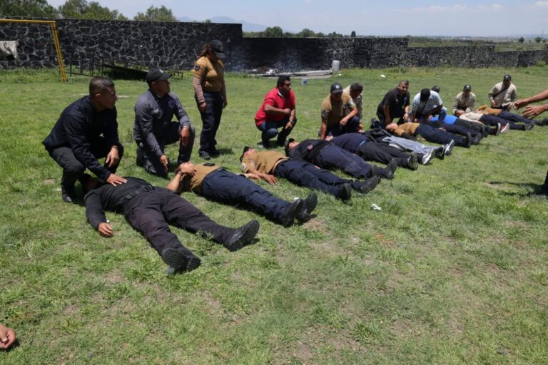 Ecatepec mantiene proceso de evaluación y depuración policial con respaldo de autoridades federales