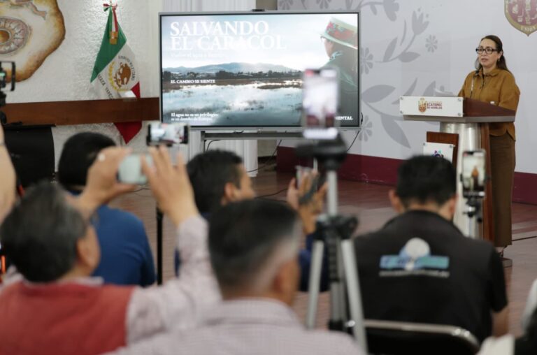 Azucena Cisneros impulsa el rescate del agua para Ecatepec y construye el parque ecológico más grande del Valle de México Azucena Cisneros impulsa el rescate del agua para Ecatepec y construye el parque ecológico más grande del Valle de México