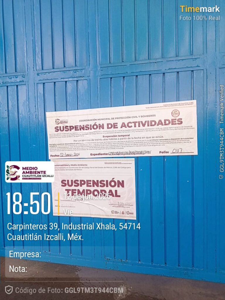 Tras denuncias ciudadanas por malos olores, suspenden empresa en la Zona Industrial Xhala: Daniel Serrano