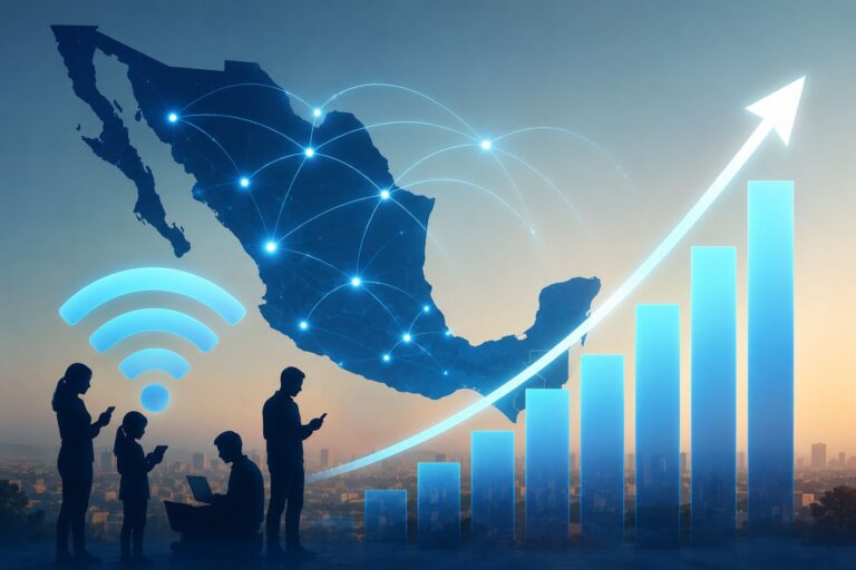 México duplica el acceso a internet en una década; 78.3% de los hogares ya cuenta con conexión