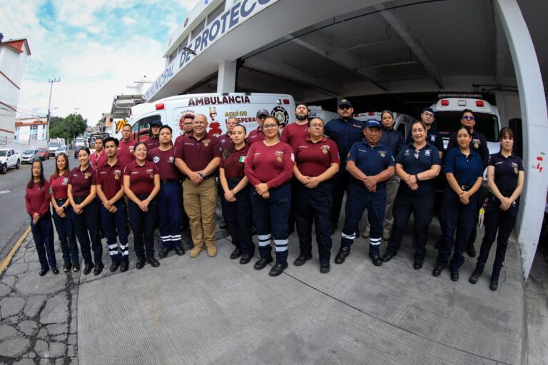 Atención prehospitalaria en Naucalpan aumenta 74%; prevén cerrar 2026 con 9 mil 400 servicios