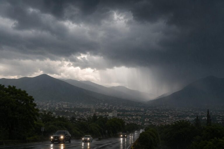 Lluvias intensas de hasta 150 milímetros golpearán al centro y sur del país