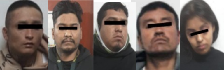 Más de 42 años de prisión suman sentencias contra siete responsables de robos violentos en Nezahualcóyotl