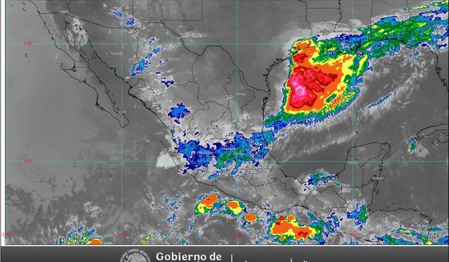 Lluvias fuertes, granizo y vientos intensos afectarán a gran parte del país; autoridades alertan por riesgo de inundaciones