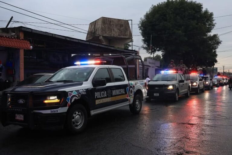 Operativo entre Tecámac, Ecatepec y Marina recupera cuatro motocicletas robadas y refuerza vigilancia en zona limítrofe
