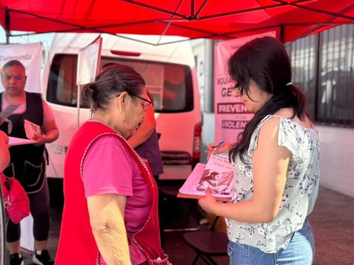 Unidad Violeta lleva atención psicológica, jurídica y social a comunidades prioritarias de Tlalnepantla