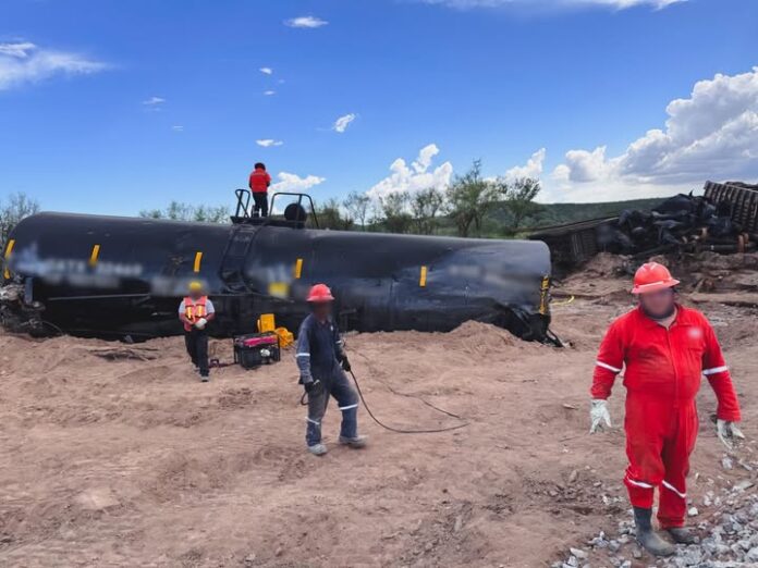 Ferromex deberá presentar plan de remediación por derrame de químicos en Sonora