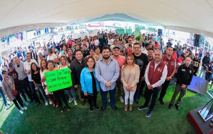 Rehabilitan campo de futbol y parque en Lomas de San Agustín como parte del Mundial Social