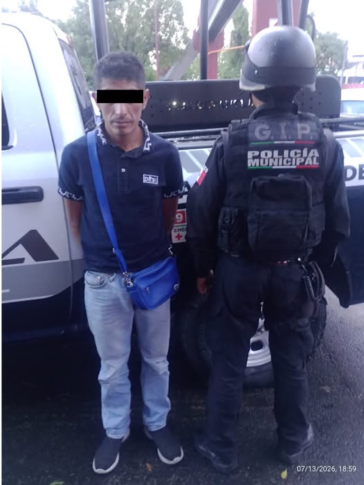 Detienen a hombre con presunta droga durante operativo de vigilancia en Tlalnepantla