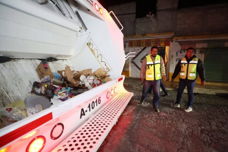 Recolección nocturna retira más de 14 mil toneladas de basura en Ecatepec: Azucena Cisneros