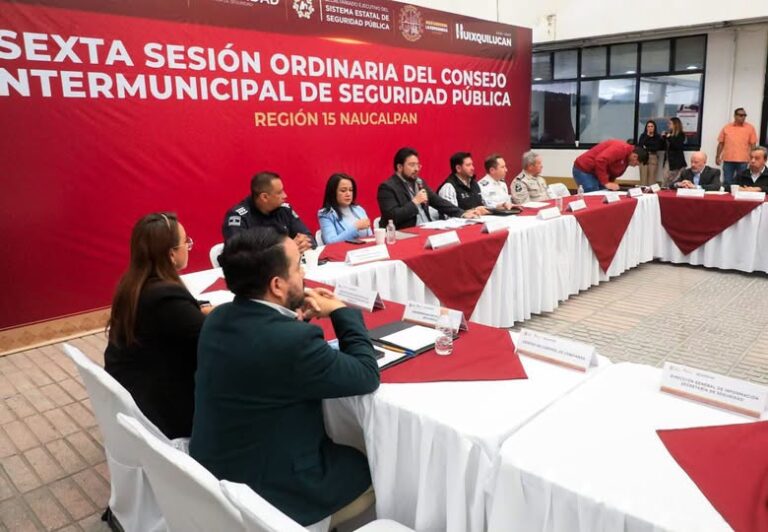 Coordinación entre autoridades impulsa reducción de delitos de alto impacto en Naucalpan