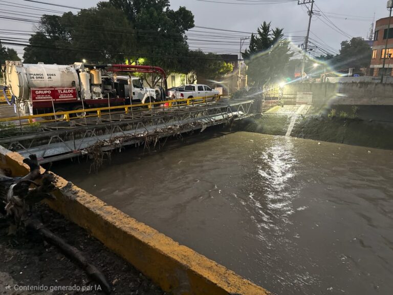 Naucalpan activa protocolo metropolitano por lluvias y mantiene vigilancia en ríos y zonas de riesgo