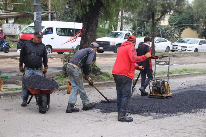 Cuautitlán Izcalli incrementa 47% los trabajos de bacheo durante el primer semestre de 2026