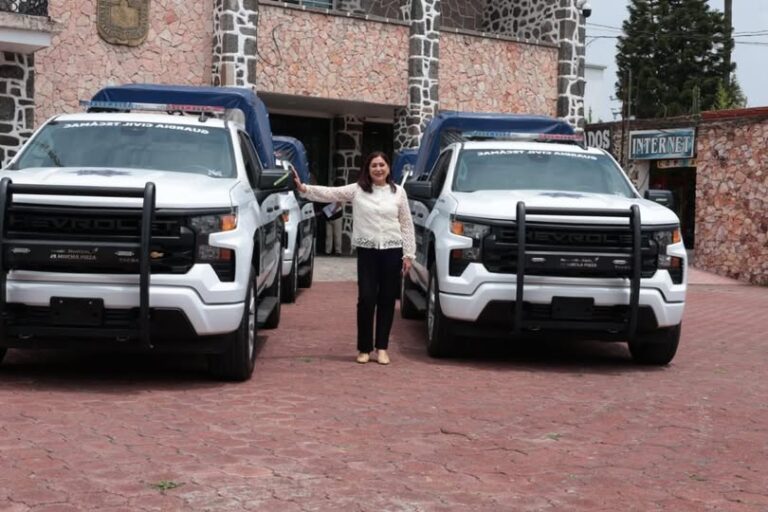 Refuerzan seguridad y prevención de inundaciones con nuevas patrullas y unidades de desazolve en Tecámac