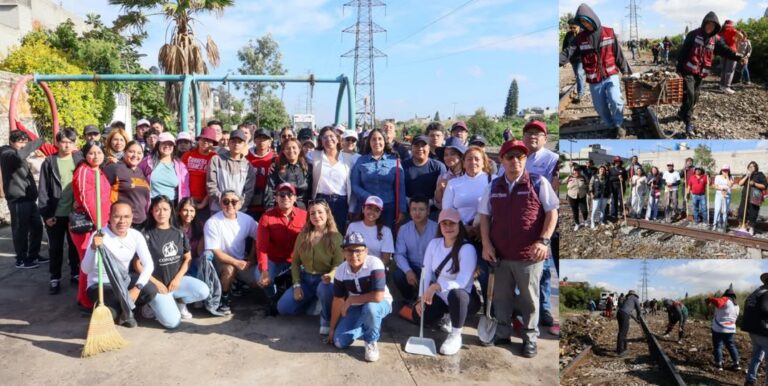 Más de 250 jóvenes participan en jornada para recuperar espacios públicos y promover la cultura de paz en Nezahualcóyotl
