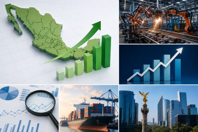 Hidalgo lidera el crecimiento económico del país; Ciudad de México y Sinaloa registran los mayores retrocesos trimestrales