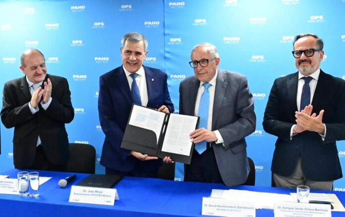 WMéxico y la OPS/OMS firman estrategia para fortalecer el sistema de salud