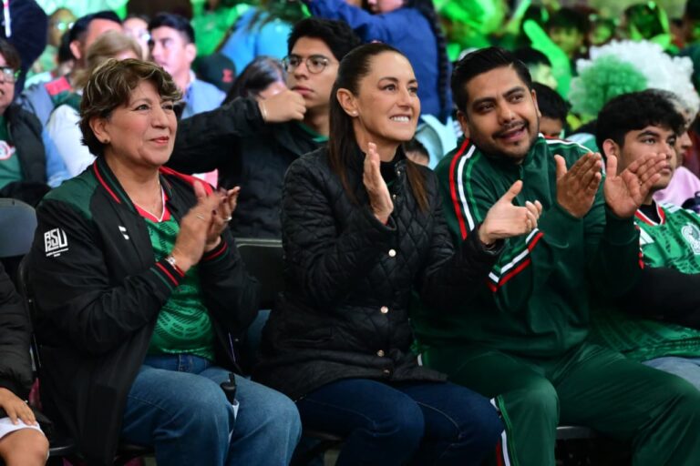 Fut Fest de Nezahualcóyotl concentra el apoyo a la Selección Mexicana con la presencia de Sheinbaum y Delfina Gómez Fut Fest de Nezahualcóyotl concentra el apoyo a la Selección Mexicana con la presencia de Sheinbaum y Delfina Gómez