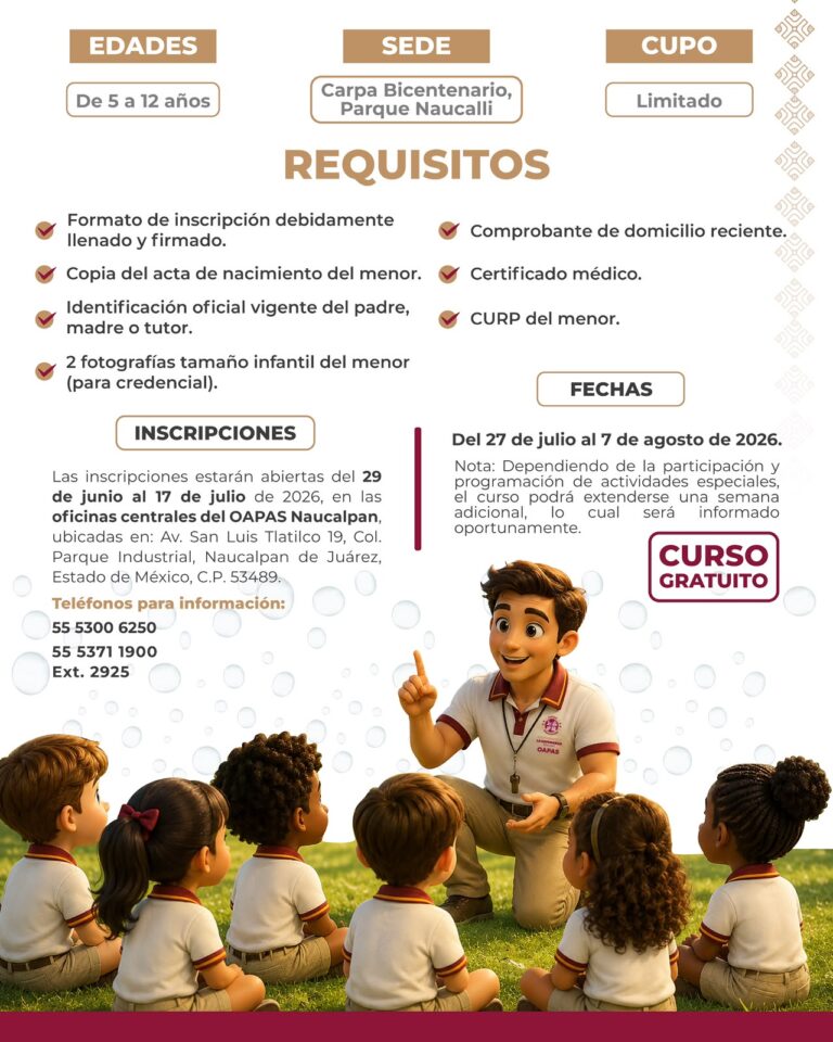 Abren inscripciones al curso de verano “HidroDetectives” para promover el cuidado del agua en Naucalpan Abren inscripciones al curso de verano “HidroDetectives” para promover el cuidado del agua en Naucalpan