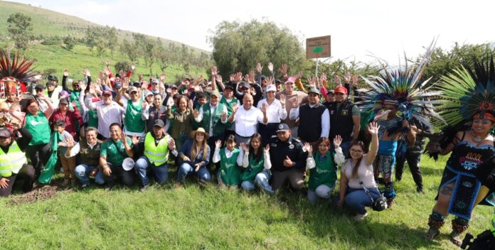 Tlalnepantla inicia campaña "Gol por el Planeta" con la meta de plantar más de 50 mil árboles durante la temporada de lluvias