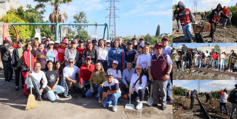 Más de 250 jóvenes participan en jornada para recuperar espacios públicos y promover la cultura de paz en Nezahualcóyotl