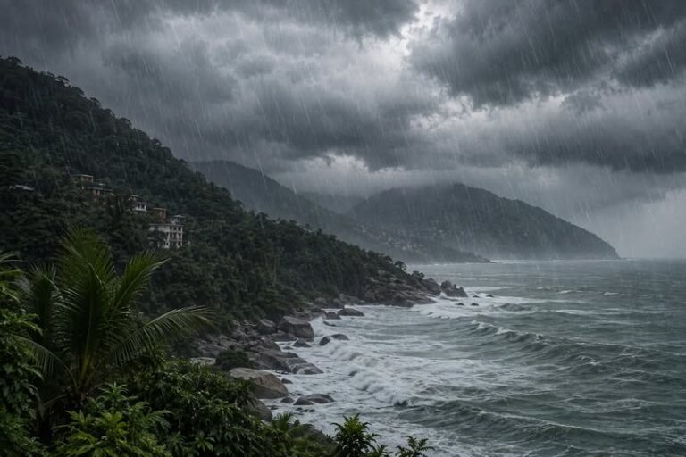 Lluvias intensas amenazan Guerrero y Oaxaca; SMN alerta por inundaciones y granizo