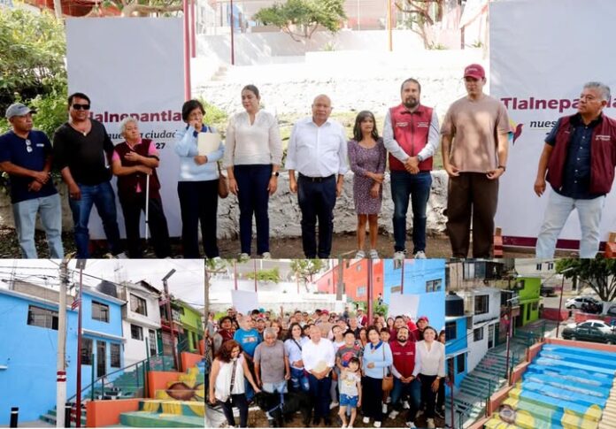 Recuperan espacios públicos y mejoran imagen urbana en Lomas de San Andrés Atenco