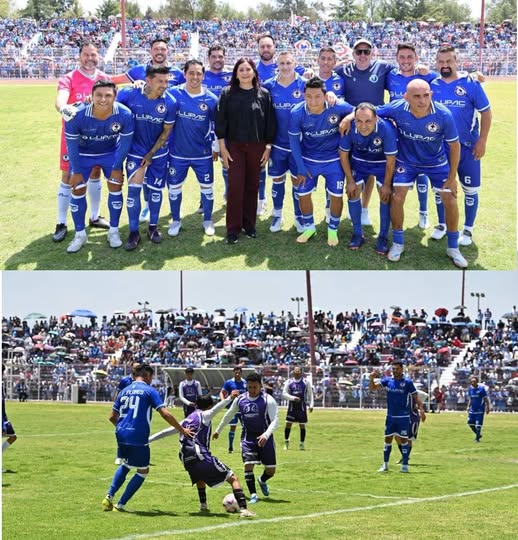 Partido de leyendas del Cruz Azul reúne a 10 mil personas en Tecámac